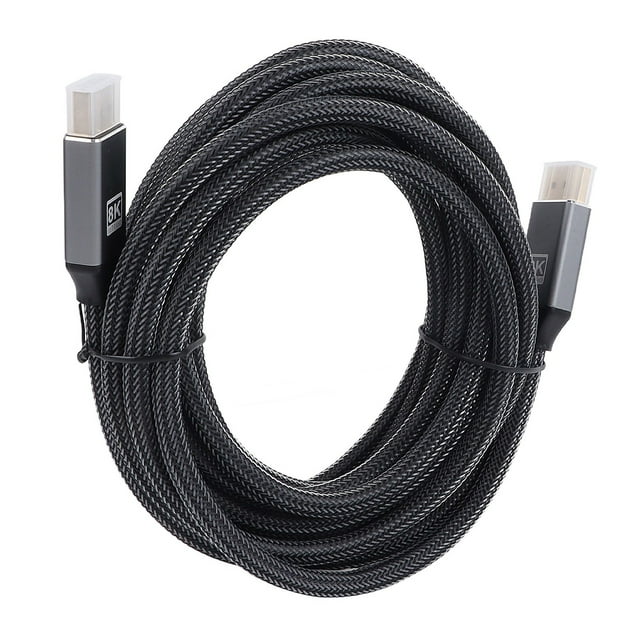 Cable DisplayPort Para Computadora, Cable DisplayPort 1.4 Estable Y Seguro Gris Versión 1.4 Para PC