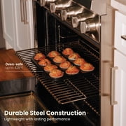 Thyme & Table 12-Cup Nonstick Muffin Pan with Reusable Silicone Baking Cups - Black