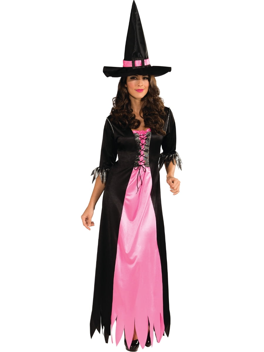 pink and black witch costume