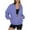 *Purple, variant on ClodeEU Zip Up Jackets For Womens, Long Sleeve Sweatshirts ,Fall Outerwear with Pockets Blue,Womens Plus L