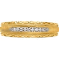 thumbnail image 4 of 14K Yellow Gold Aa Quality Trio Mens Complete Wedding Band (Size 10) Made In United States x8304aa-g, 4 of 5