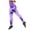 Purple, variant on Women Leggings Tummy Control Sports Body Building Printed Plus Size Yoga Pants,Purple,2XL