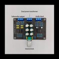 thumbnail image 5 of 2 Way Subwoofer Frequency Divider Board Electronic Low-Pass Filter Crossover AC12V NE5532(88Hz),1 * 2 Way Frequency Divider Board, 5 of 5