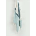 thumbnail image 2 of Rizzy Home  Color Block with Stripes Woven Throw Blue/Natural, 2 of 5