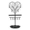 thumbnail image 2 of Jewelry Organizer under $5! CQCYD Butterfly Jewelry Organizer, Hanging Earring Necklace Display Rack, Vertical Bracelet Holder, Metal Storage Stand for Vanity, 2 of 6