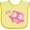 Banana and Yellow, variant on Inktastic Pink Owl and Butterfly Girls Baby Bib