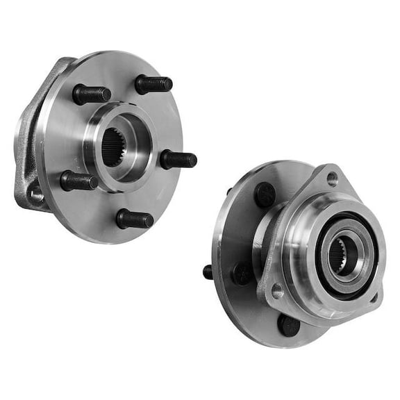 Front Wheel Hub Assembly Set - Compatible with 1993 Jeep Grand Wagoneer