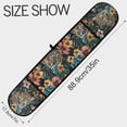 thumbnail image 3 of Dailycode Double Sided Oven Mitt with Loop Heat Resistant Kitchen Long Potholders 7" x 35" Leopard in Leaves Flower, 3 of 6