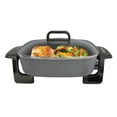 thumbnail image 2 of West Bend 72216 Nonstick 12-Inch Electric Skillet Features Grease Channel and Tilt Leg with Adjustable Temperature Control, 2 of 7