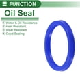 thumbnail image 3 of Anillo de Sello de Aceite Universal Labio UN de Bargains Únicos 55x65x7mm Alta Presión TPU Azul 5 Pcs, 3 of 7