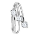 thumbnail image 3 of Aonejewelry 0.50 Ct. Ttw Timeless Treasure Designer Fashion Diamond Ring In 10K White Gold, 3 of 4