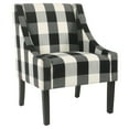 thumbnail image 2 of HomePop Modern Swoop Accent Armchair, 2 of 2
