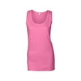 thumbnail image 5 of The Gildan Softstyle 45 oz Fitted Tank Top - AZALEA - M, 5 of 6