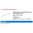 thumbnail image 2 of Wiper Linkage - Compatible with 1998 - 2002 Honda Accord 1999 2000 2001, 2 of 2