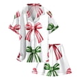 thumbnail image 3 of WEAIXIMIUNG Pajamas For Children Shirt And Pant Matching Set Sleepwear Set With Pockets For Christmas 2-3 Years, 3 of 4