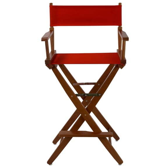Extra-Wide Premium 30 in. Hardwoods Bar Height Directors Chair