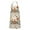 Red Mushroom Rainbow, variant on Red Mushroom Insect Light Pattern Apron-Garden Aprons for Women with Pockets-Cotton Linen Waterproof Kitchen Cooking Gardening Aprons Adjustable for Kitchen,Cooking,BBQ and Salon 33x27 Inch