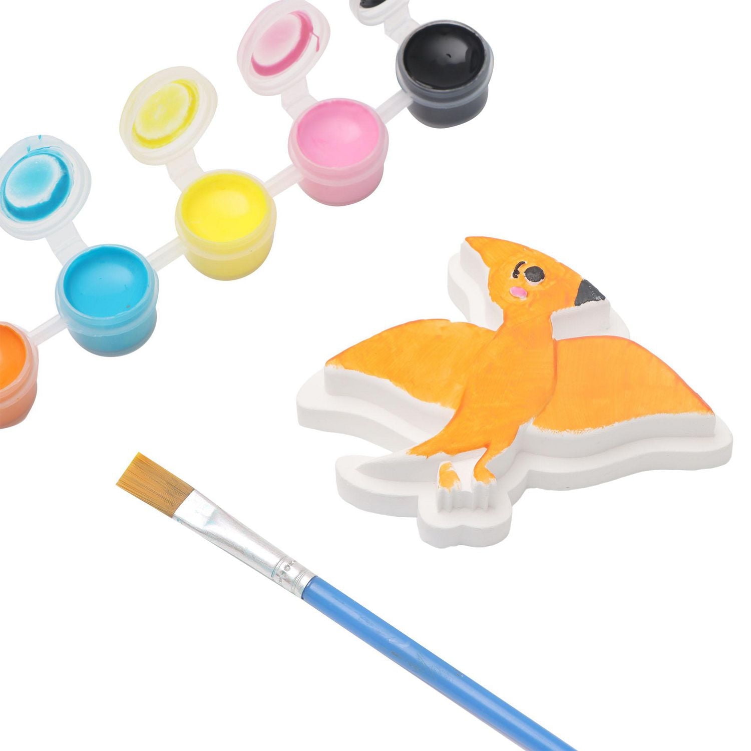 Hello Hobby Paint Your Own Magnet Friends-Dino Plaster, Dino Plaster