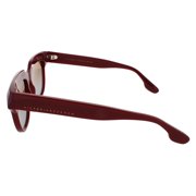 Victoria Beckham VB 604S Plastic Womens Square Sunglasses Burgundy 54mm Adult