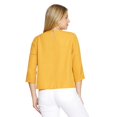 thumbnail image 3 of Blusa Para Mujer Con Botones Holgada Básica Color Mostaza Casual 550405 amarillo M Incógnita 550405, 3 of 5