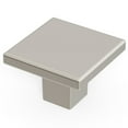 thumbnail image 6 of Heritage Designs: Tempo Collection Knob: 10 Pack - Satin Nickel - 1-3/16" Square Handle Pulls, Cabinet-Drawer-Dresser Hardware, Kitchen-Bathroom-Home, 6 of 8