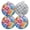 Black3189, variant on 4 PCS Pot Holders for Kitchen,Potholders Sets with Hook for Oven,Cooking,Baking,Colorful Cat With Floral Background And Bell Collar