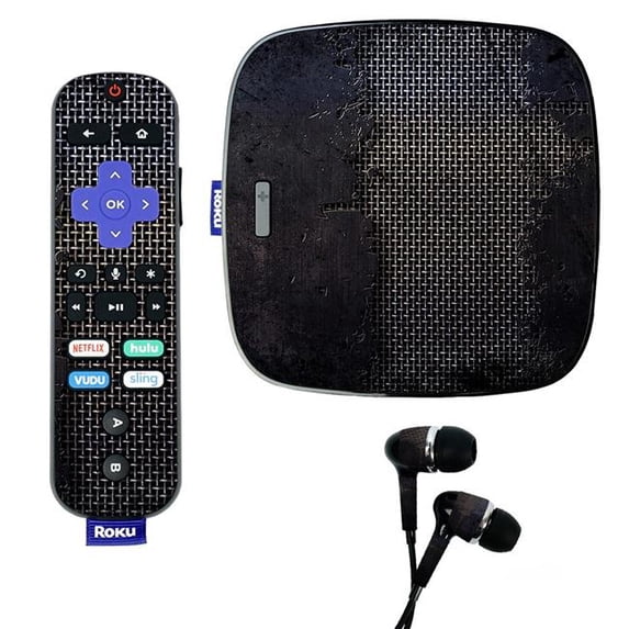 Skin Decal Wrap Compatible With Roku Ultra Sticker Design Ripped