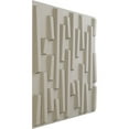 thumbnail image 2 of Ekena Millwork 19 5/8"W x 19 5/8"H Staggered Brick EnduraWall Decorative 3D Wall Panel, UltraCover Satin Blossom White (12-Pack for 32.04 Sq. Ft.), 2 of 6