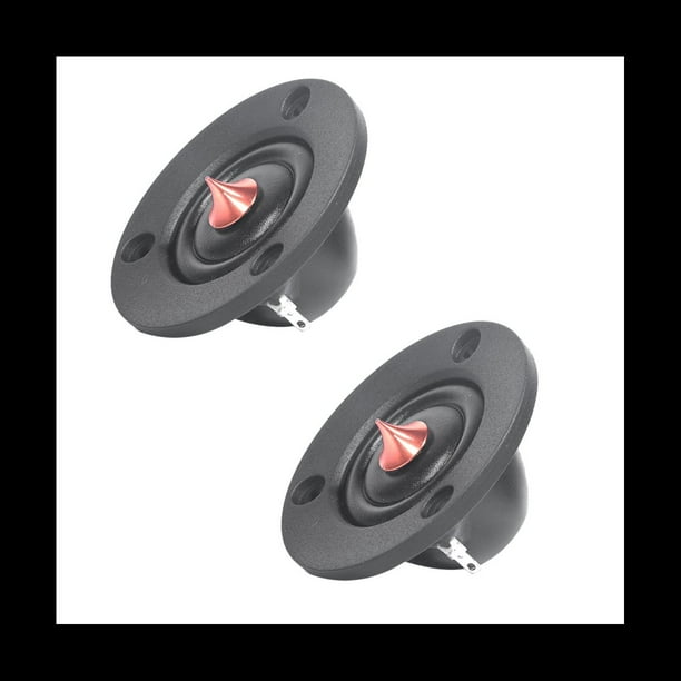 2 Unidades de Altavoz de Tweeter de CúPula de 2 Pulgadas, Diafragma de Seda , Agudos de Neodimio, Cine en Casa para Coche, 6Ohm