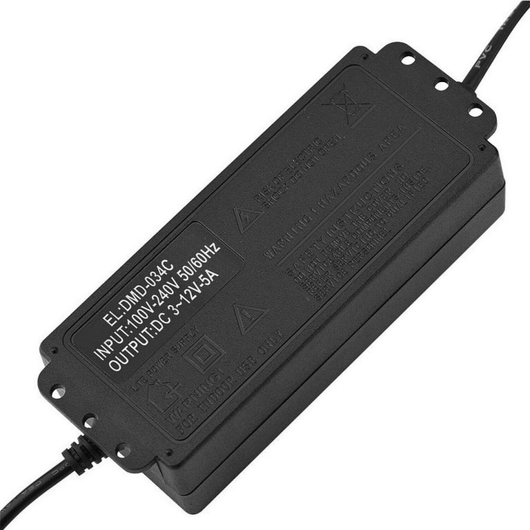 myVolts 12V Power Supply Adaptor Compatible with/Replacement for Black and Decker EPC96CA Battery Charger - US Plug