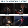 thumbnail image 3 of LNKOO Rechargeable Neck Book Light - LED Reading Lights for Books in Bed at Night, 9 Brightness Levels, Removable Light Socket, Hands-Free for Reading, Knitting, Camping, Repairing, 3 of 8