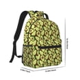 thumbnail image 2 of Yiaed Avocado Print School Backpack College Backpack Daypacks for Students High School Spacious and Durable Daypack for Work and Travel-One Size, 2 of 6