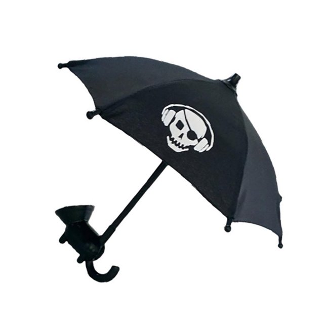Sidaley Paraguas para teléfono móvil, accesorios de cubierta, ventosa profesional, estante para teléfonos, soporte para parasol, decoración, Electrónica negro 2