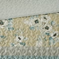 thumbnail image 3 of Madison Park King/Cal King Willa 6-Piece Cotton Quilt Set with Throw Pillows, Green, 3 of 6