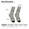 thumbnail image 2 of Logiee Panda With Crown And Stars Print Adult Socks for Men & Women,Calf Socks, Ankle Socks,Boots Socks,Breathable Casual Sock,Unisex Crew Socks, 2 of 6
