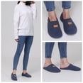 thumbnail image 2 of Zapatillas Slipper ANLUKE Fuzzy House, azul y gris, 2 of 6