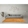 thumbnail image 3 of Ahgly Company Indoor Rectangle Abstract Orange Modern Area Rugs, 7' x 9', 3 of 4