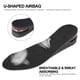 thumbnail image 5 of Plantillas de Aumento de Altura Ajustable ANGGREK PU Negro 4 Capas, 5 of 8