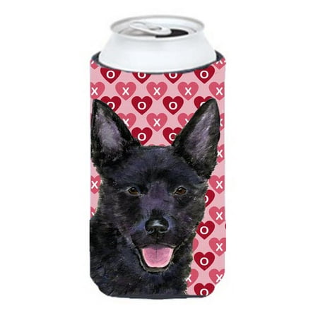 

Australian Kelpie Hearts Love Valentines Day Tall Boy bottle sleeve Hugger - 22 To 24 oz.