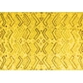 thumbnail image 1 of Ahgly Company Machine Washable Indoor Rectangle Solid Yellow Modern Area Rugs, 3' x 5', 1 of 4