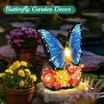 thumbnail image 4 of Lámpara solar con forma de mariposa Linkax para decoración de jardín y exterior, 4 of 9
