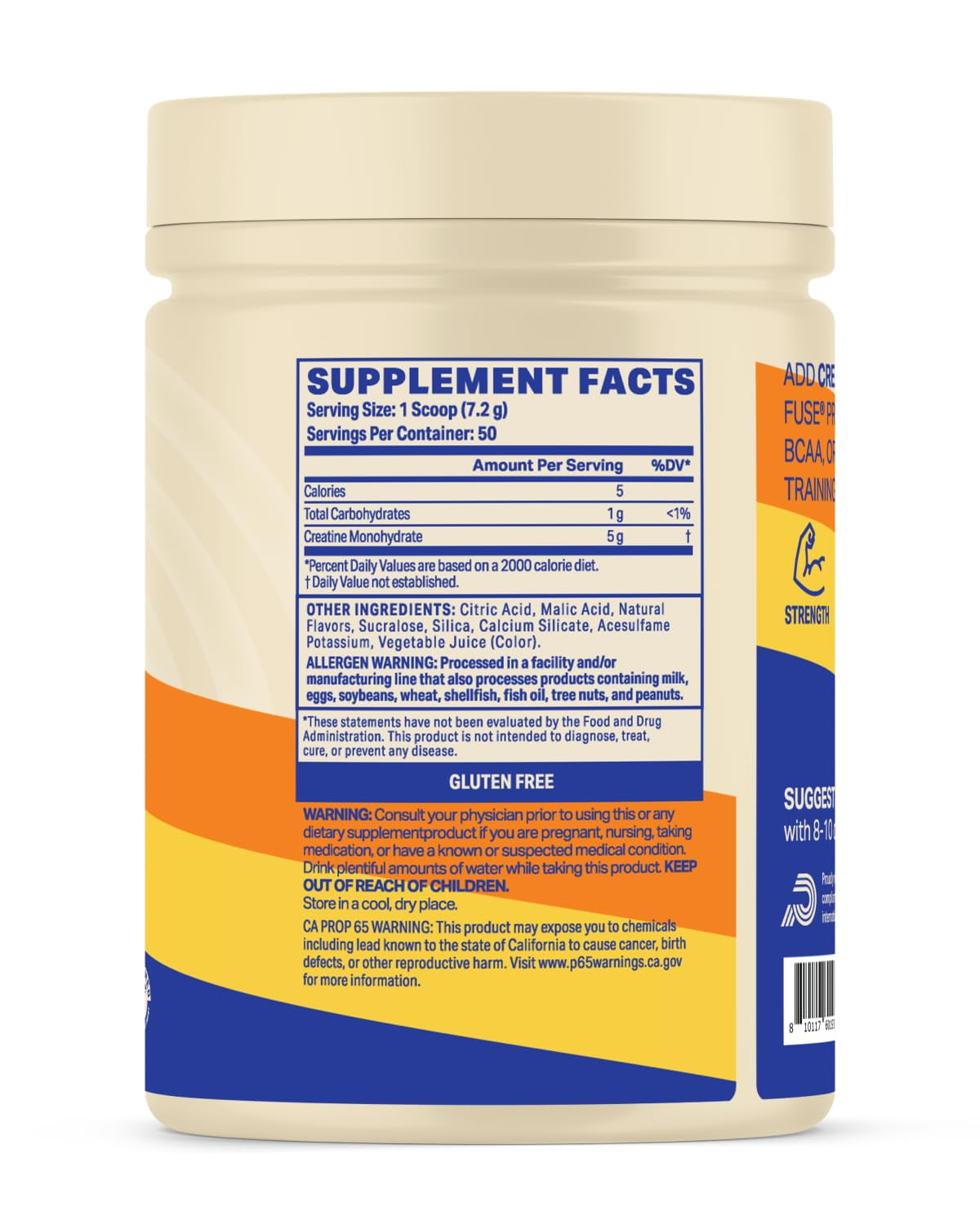 Podium Nutrition, Solos | Creatine Monohydrate, 50 Servings, Pink Lemonade, Boost Athletic Performance