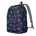 thumbnail image 2 of Game Controller Black Pattern Backpack for School, Cute School Bag with Adjustable Shoulder Straps and Padded Back, 15.7"x11.8"x5.5", 2 of 5