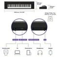 thumbnail image 6 of Yamaha Digital Piano Piaggero 61 Key Ultra Portable, Black, 6 of 7