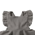 thumbnail image 4 of PENGXIANG Robe en Velours Côtelé pour Filles, Couleur Unie, Sans Manches, Col Carré, Robe Décontractée à Bretelles, 4 of 8