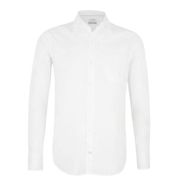 Camisa George Talla G Slim Fit Blanco