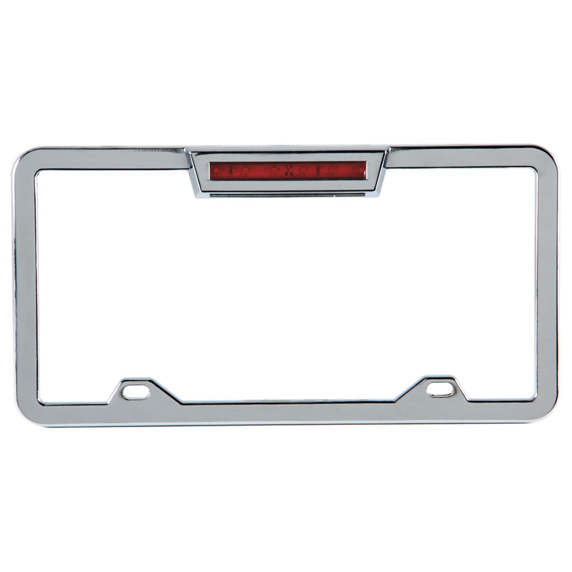 lighted licence plate frame
