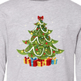 thumbnail image 4 of Inktastic Christmas Tree Long Sleeve Youth T-Shirt, 4 of 5