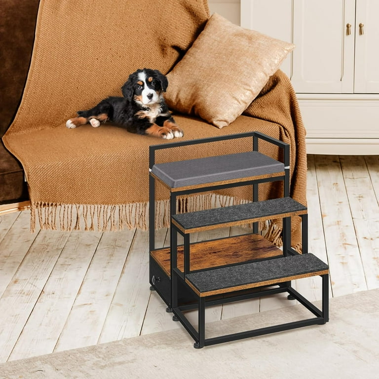 Raised Dog Dog Window Seat With Steps Dog Window Perch, Elevated