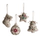 thumbnail image 1 of Pack de 4 adornos navideños colgantes navideños muñecos de lino estampado muñecos colgantes para arbol de navidad regalos de navidad relleno algodón + paño ANGGREK Otros, 1 of 8